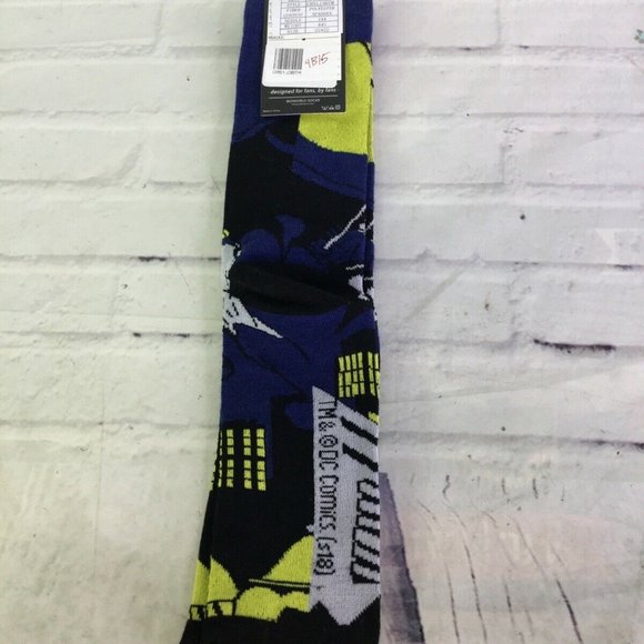 DC Comics Batman Classic Crew Socks 1 Pair - Picture 3 of 4